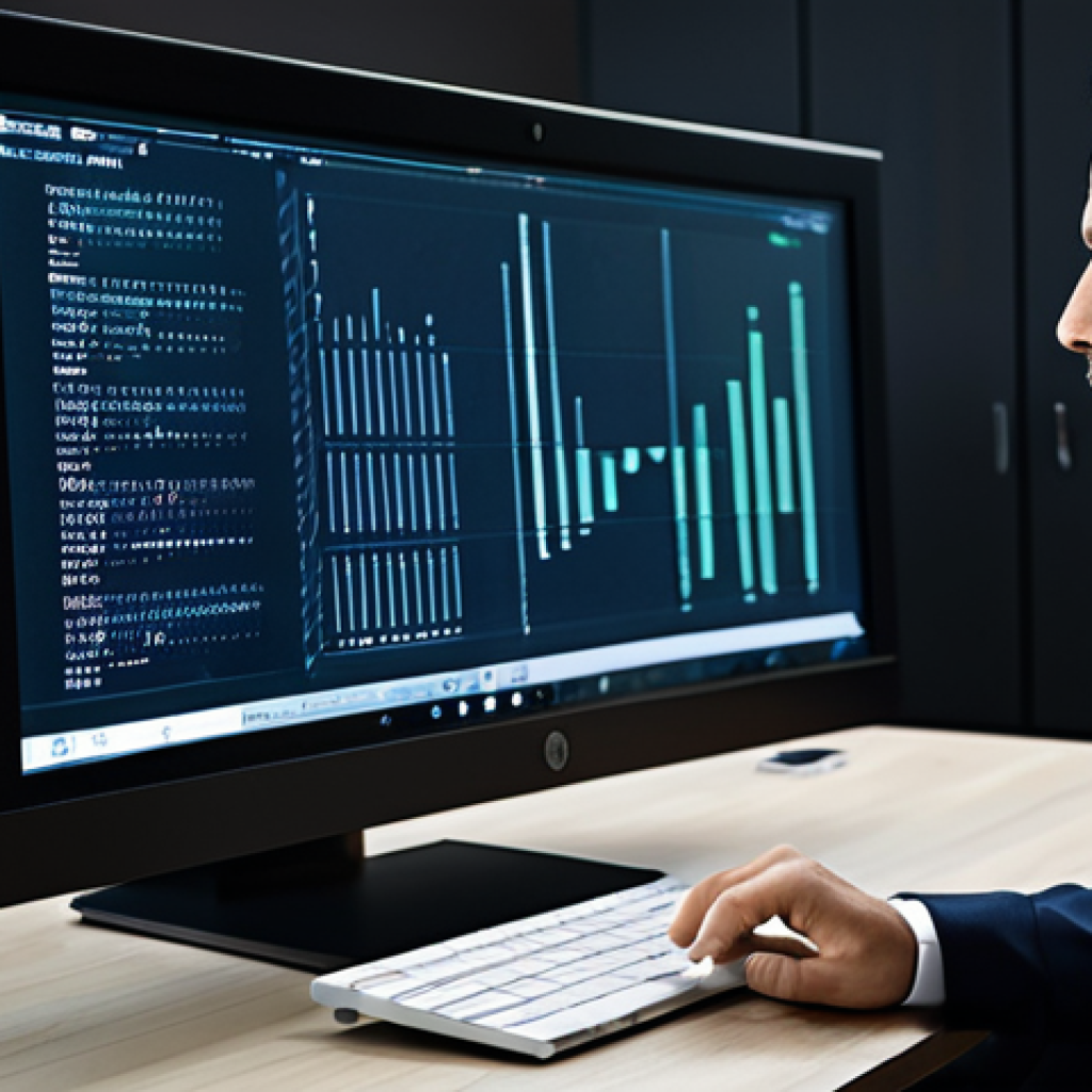 A professional person in a modest business suit, sitting thoughtfully at a modern desk with a secure-looking computer screen displaying abstract encrypted data. The background is a clean, contemporary office with subtle indicators of digital security. fully clothed, appropriate attire, safe for work, perfect anatomy, natural proportions, professional dress, well-formed hands, proper finger count, natural body proportions, professional photography, high quality, appropriate content, family-friendly.
