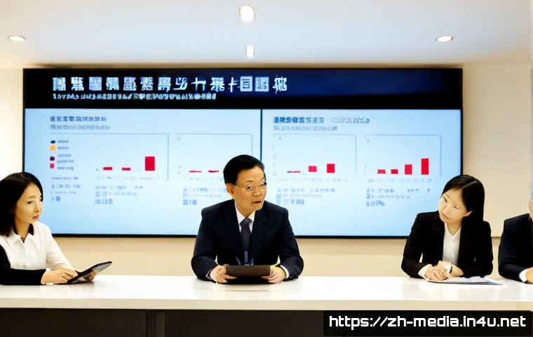 미디어와 공공 정책 - Photorealistic public policy briefing scene in a modern civic office, diverse adult officials seated...